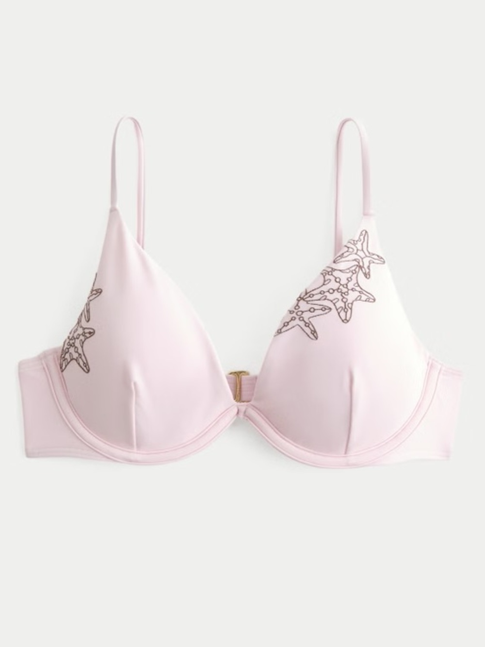 Hollister Light Pink Starfish Underwire Bra